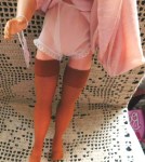 tall fashion doll pink hose b